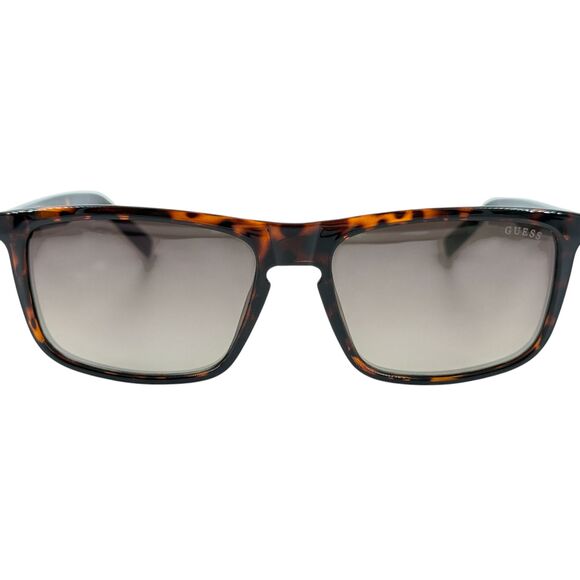 Guess GU00025 Mens Plastic Sunglass 52G Dark Havana 59-17 w Mirror - Picture 2 of 4